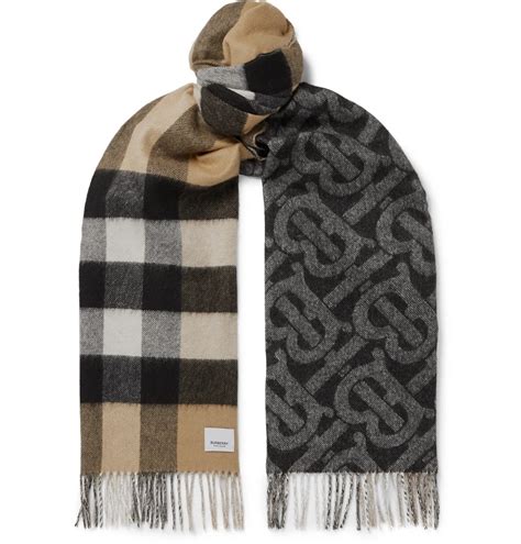 burberry reversible cashmere scarf.